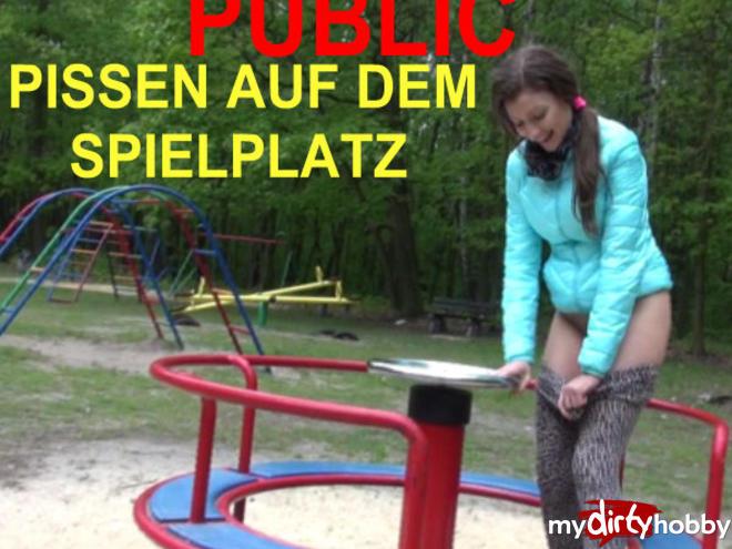 PUBLIC PISS ON THE PLAYGROUND